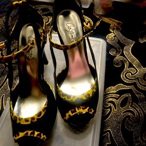 Leopard heels